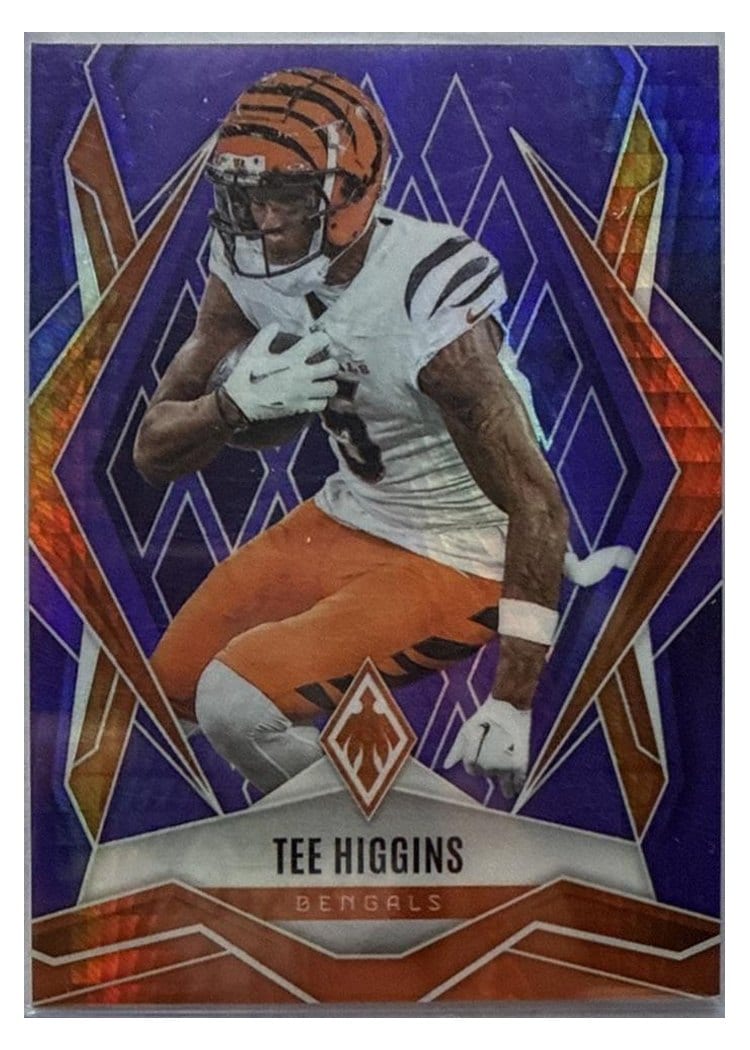 2025 Panini Phoenix Base Set Tee Higgins Purple Hyper #132 card