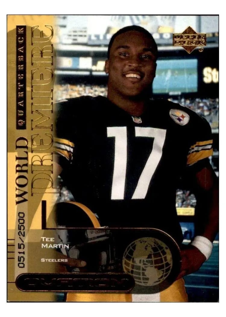 2000 Upper Deck Ovation Tee Martin #67 card