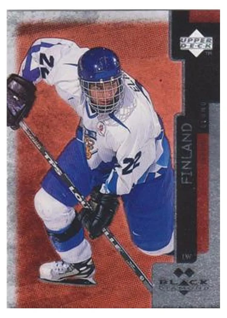 1997 Upper Deck Black Diamond Teemu Elomo #15 card