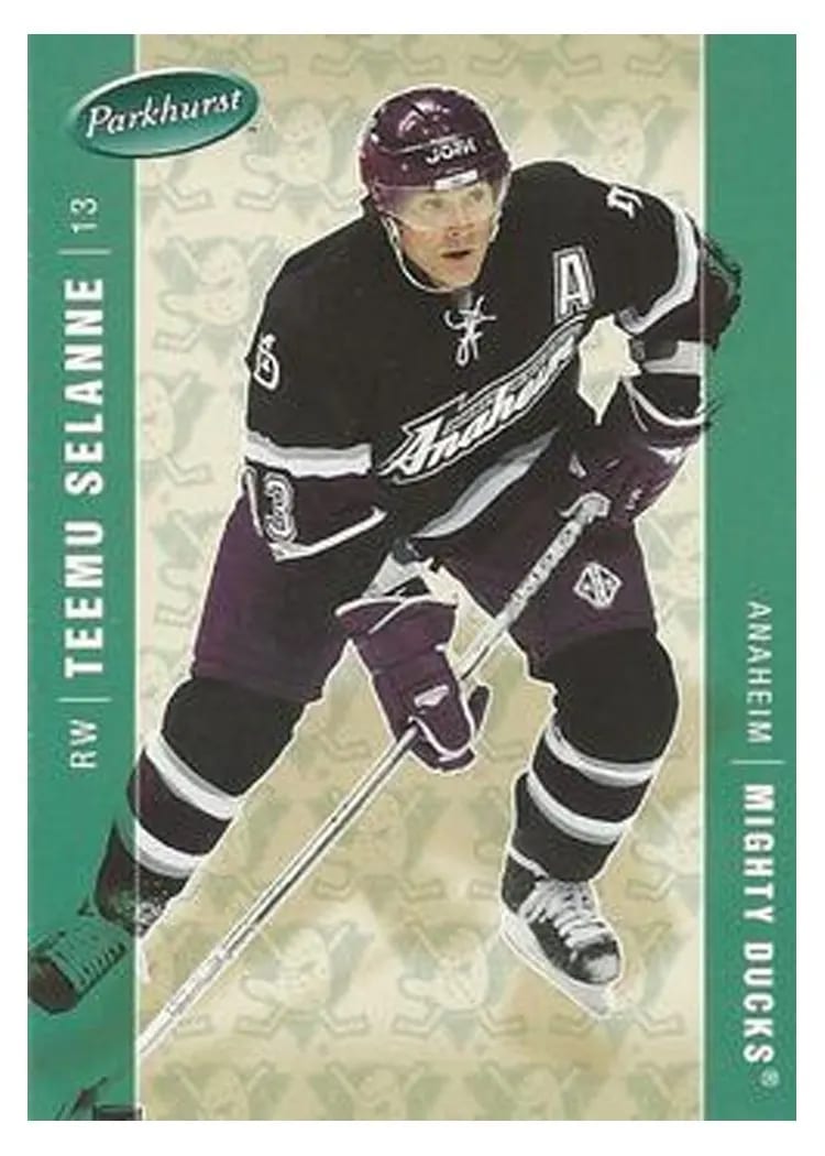 2005 Parkhurst Teemu Selanne #2 card
