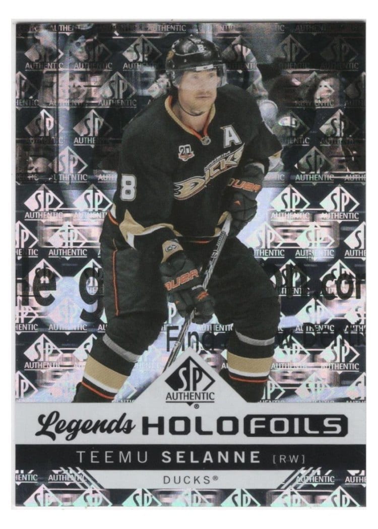 2024-25 SP Authentic Holofoil Legends Teemu Selanne #HFL-42 card