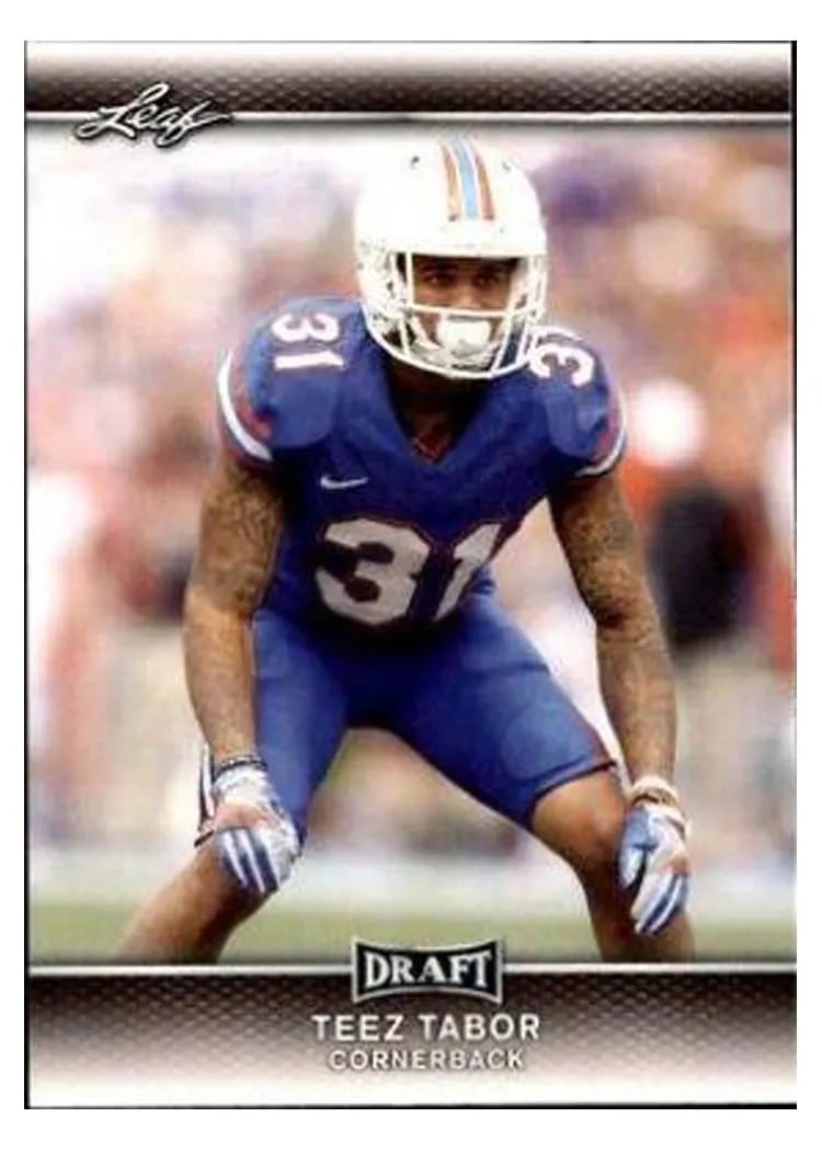 2017 Leaf Draft Teez Tabor #65 card