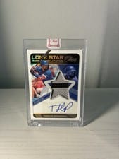 2022 Panini Three and Two Lone Star Signatures Teoscar Hernandez #LSS-TH card