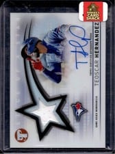2022 Topps Pristine Slice of a Star Autograph Relics Teoscar Hernandez #SSAR-THE card