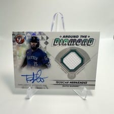 2023 Topps Pristine Around the Diamond Autograph Relics Teoscar Hernández #ADR-TH card