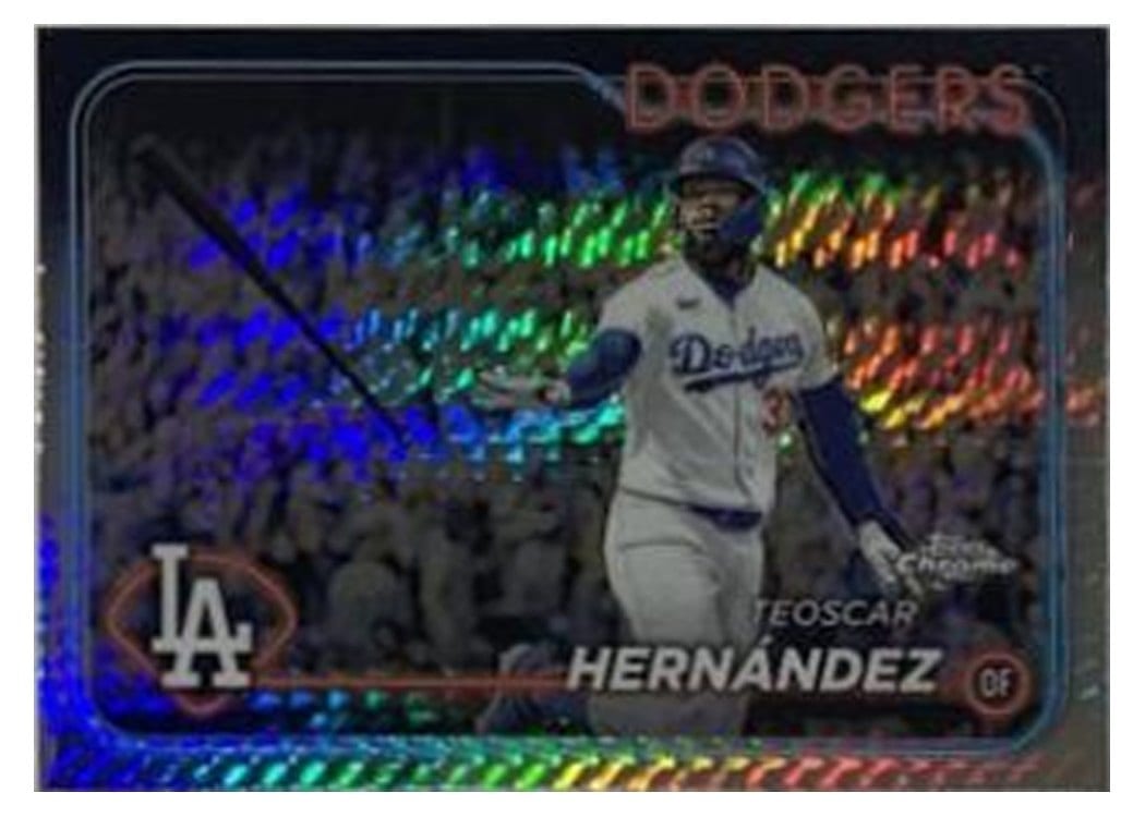 2024 Topps Chrome Base Set Teoscar Hernández #57 card