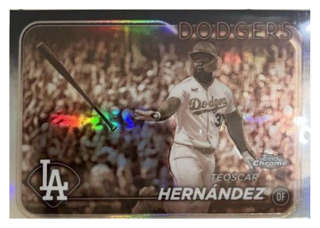 2024 Topps Chrome Base Set Teoscar Hernández #57 card