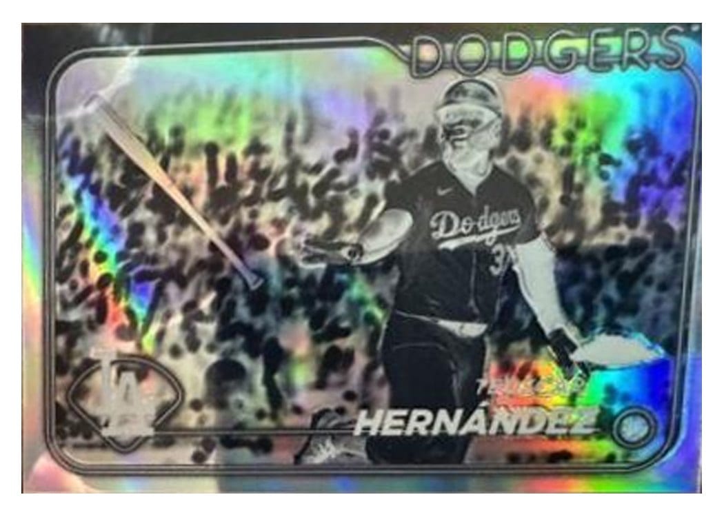 2024 Topps Chrome Base Set Teoscar Hernández #57 card