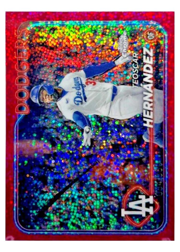 2024 Topps Chrome Base Set Teoscar Hernández #57 card