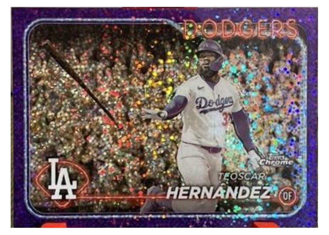 2024 Topps Chrome Base Set Teoscar Hernández #57 card