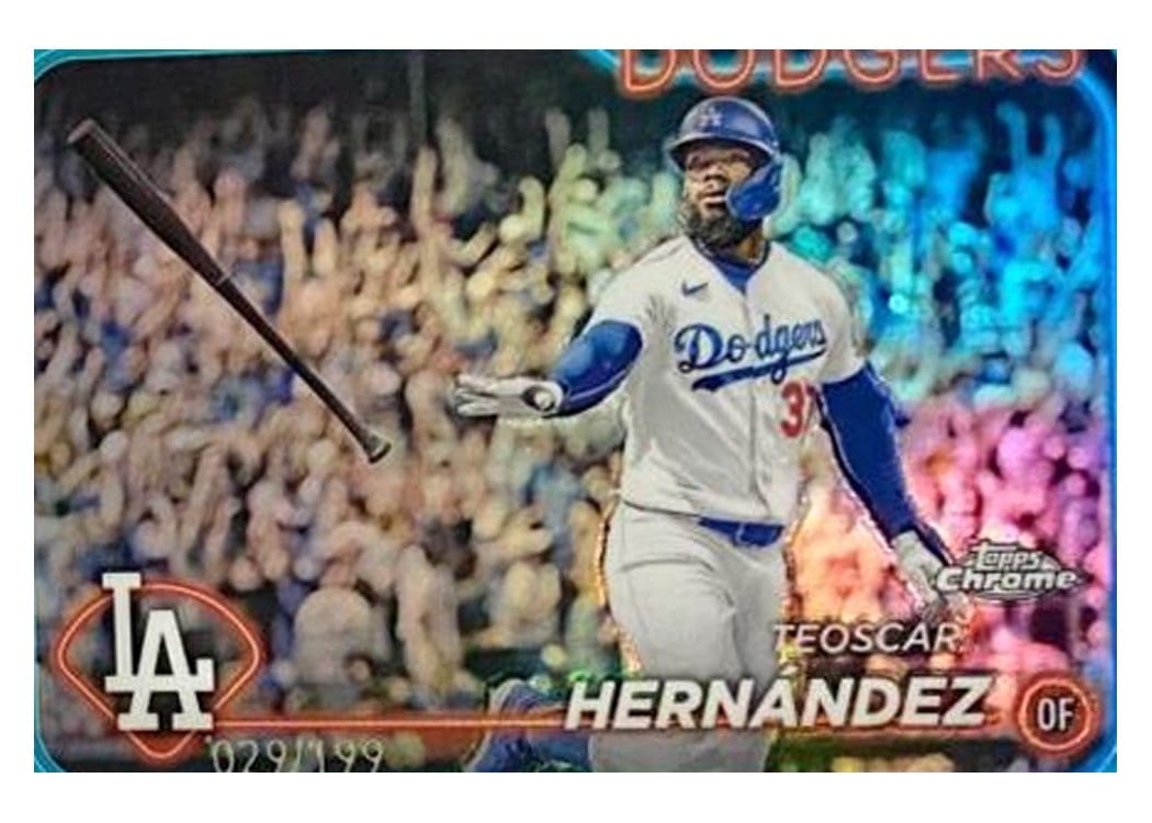 2024 Topps Chrome Base Set Teoscar Hernández #57 card