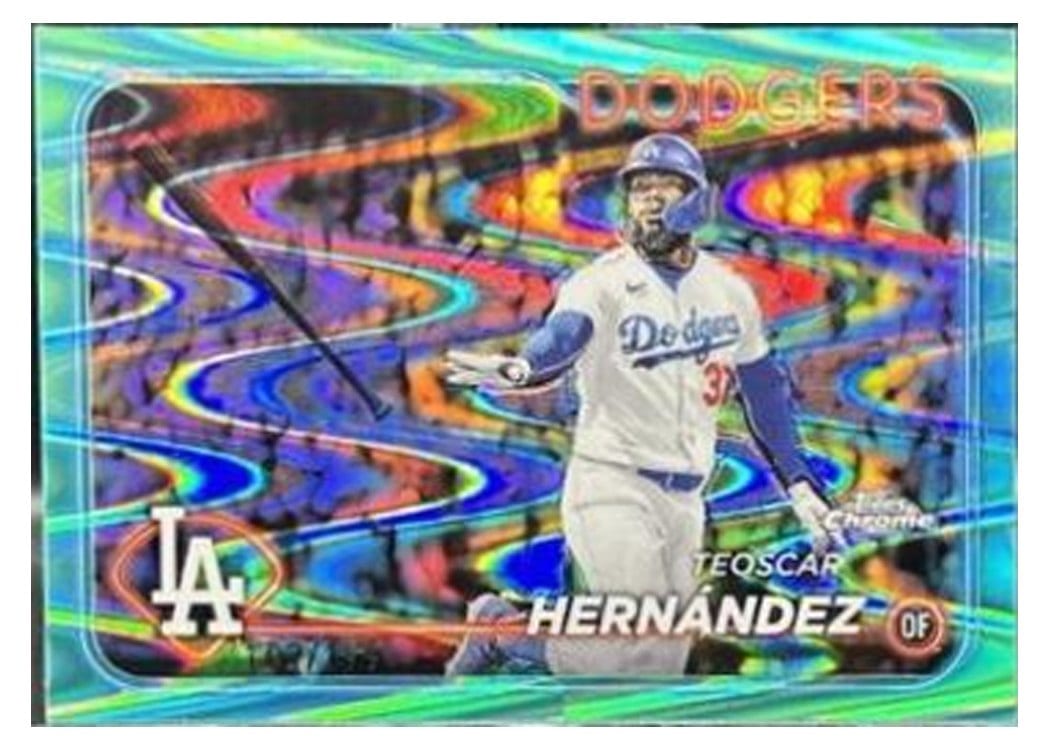 2024 Topps Chrome Base Set Teoscar Hernández #57 card