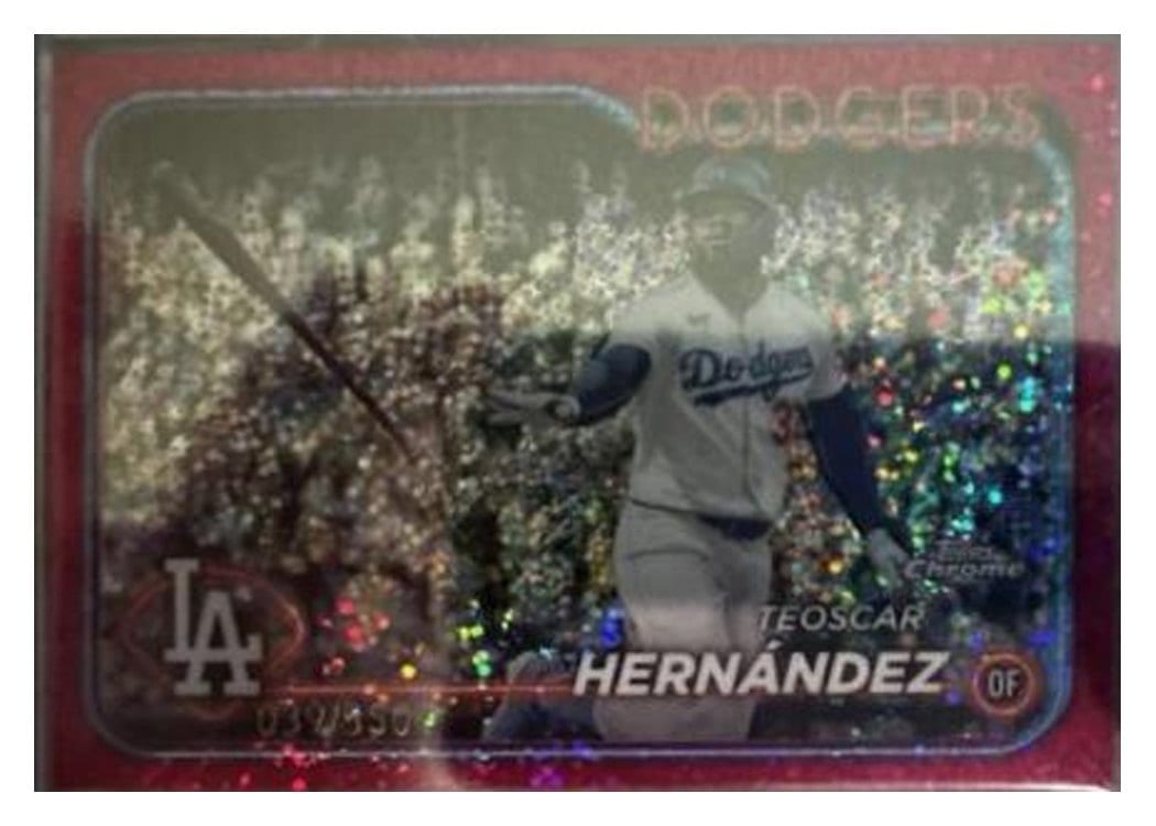 2024 Topps Chrome Base Set Teoscar Hernández #57 card