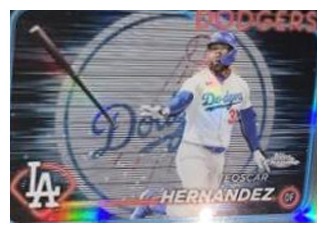 2024 Topps Chrome Base Set Teoscar Hernández #57 card