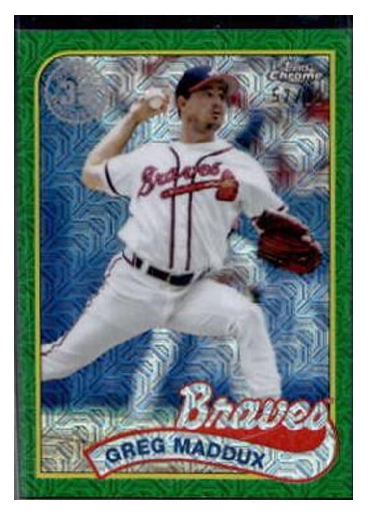 2024 Topps Chrome Base Set Teoscar Hernández Green Refractor #57 card