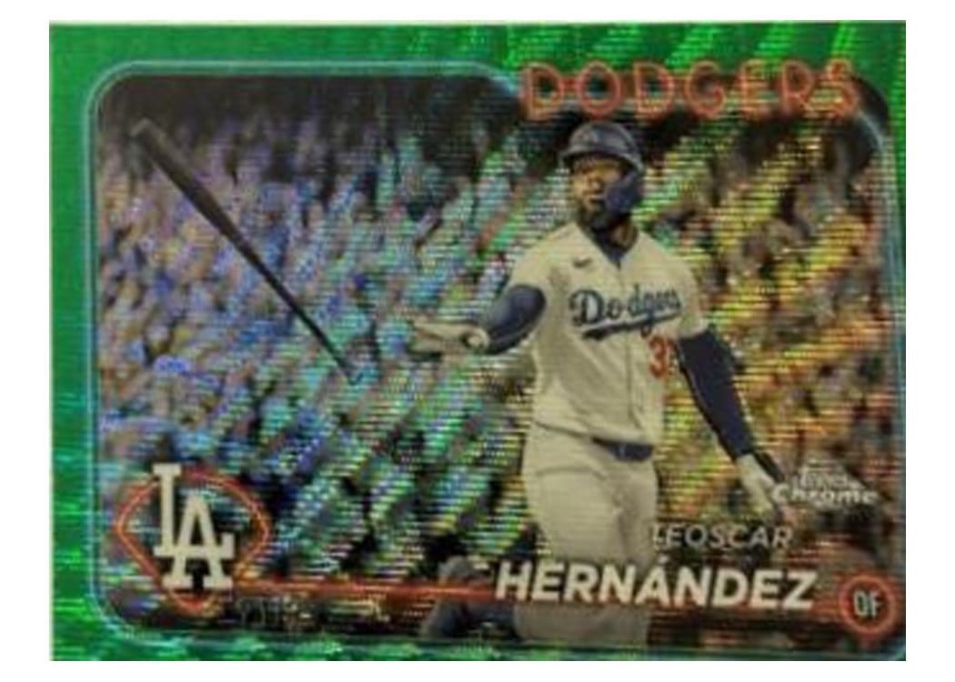 2024 Topps Chrome Base Set Teoscar Hernández #57 card