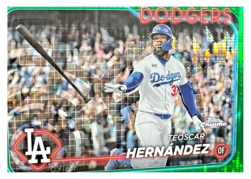 2024 Topps Chrome Base Set Teoscar Hernández #57 card