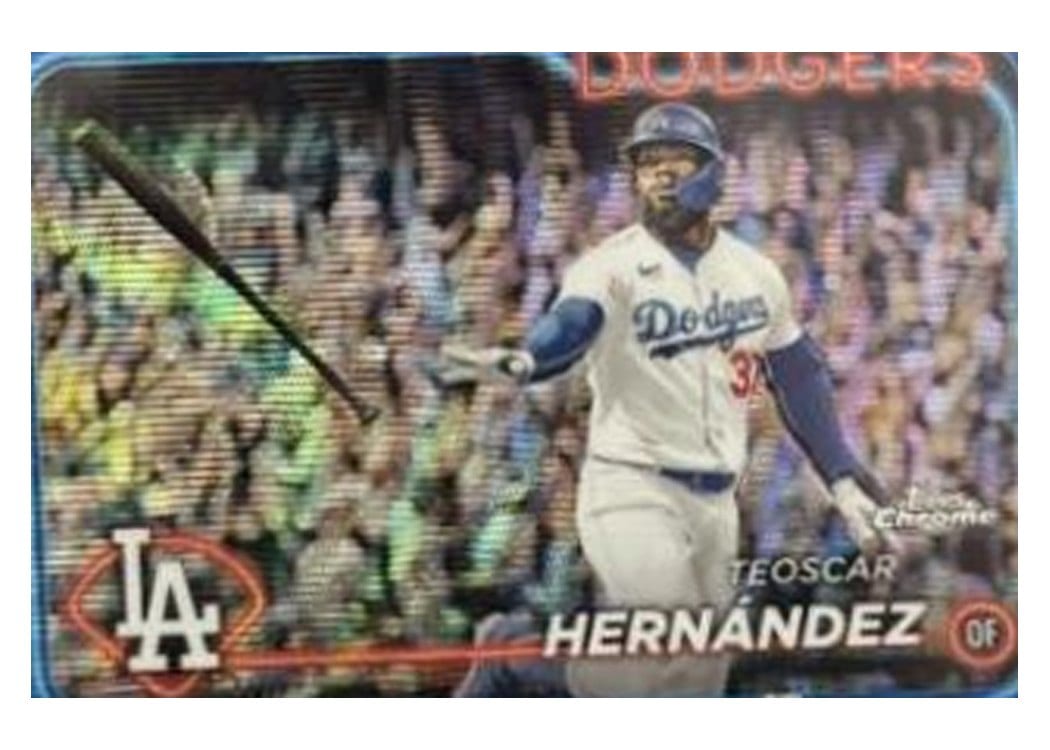 2024 Topps Chrome Base Set Teoscar Hernández #57 card