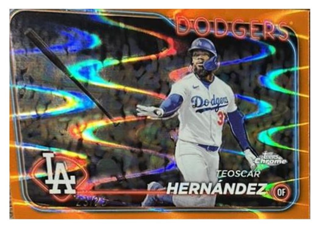 2024 Topps Chrome Base Set Teoscar Hernández #57 card