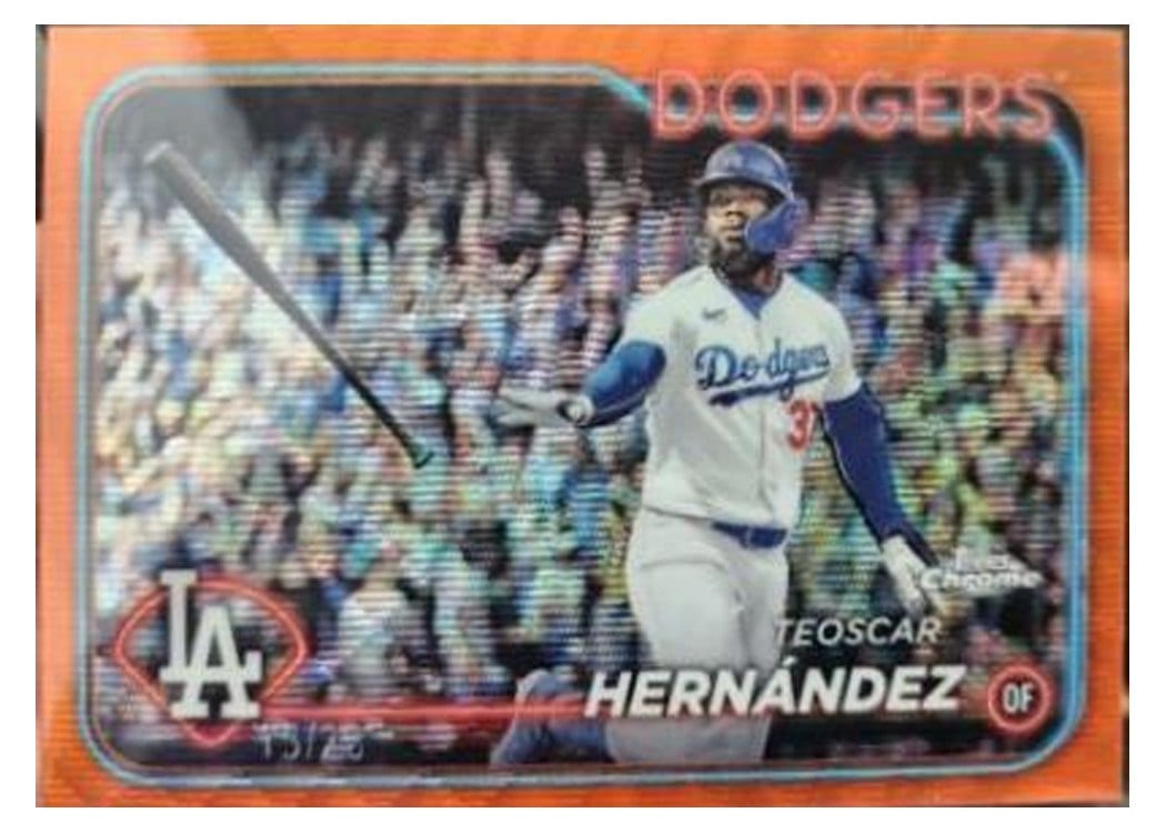 2024 Topps Chrome Base Set Teoscar Hernández #57 card