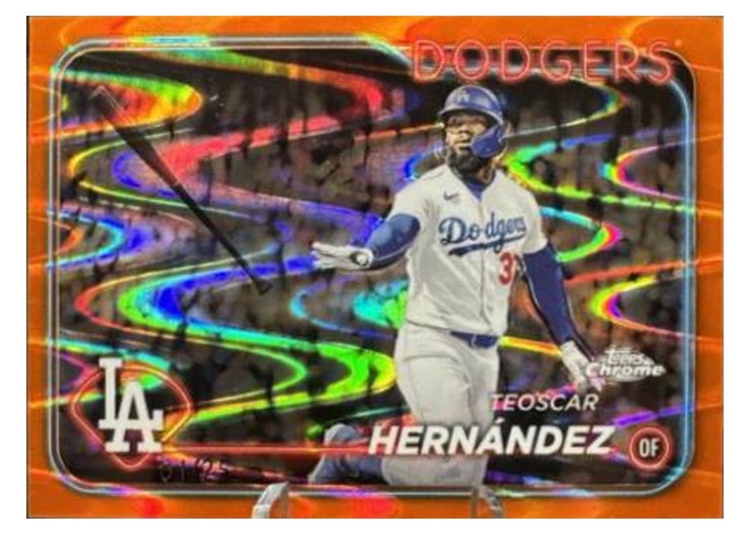 2024 Topps Chrome Base Set Teoscar Hernández #57 card