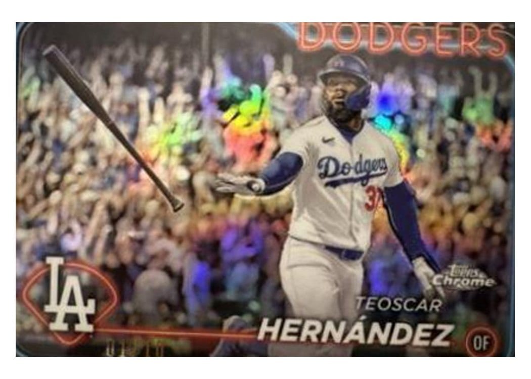 2024 Topps Chrome Base Set Teoscar Hernández #57 card