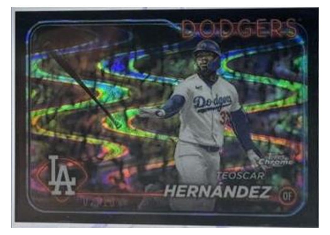 2024 Topps Chrome Base Set Teoscar Hernández #57 card