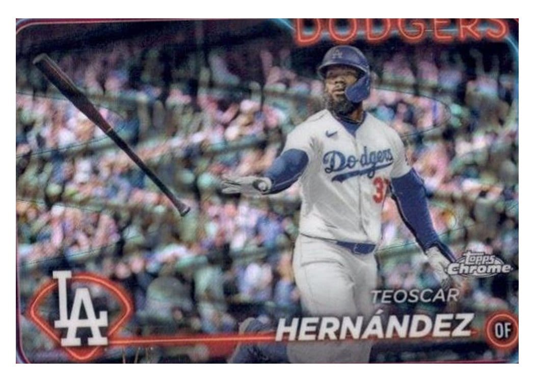 2024 Topps Chrome Base Set Teoscar Hernández #57 card