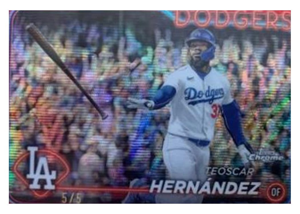 2024 Topps Chrome Base Set Teoscar Hernández #57 card