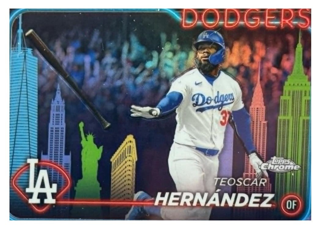 2024 Topps Chrome Base Set Teoscar Hernández #57 card