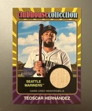 2024 Topps Heritage Clubhouse Collection Relic Teoscar Hernández #CCR-THE card
