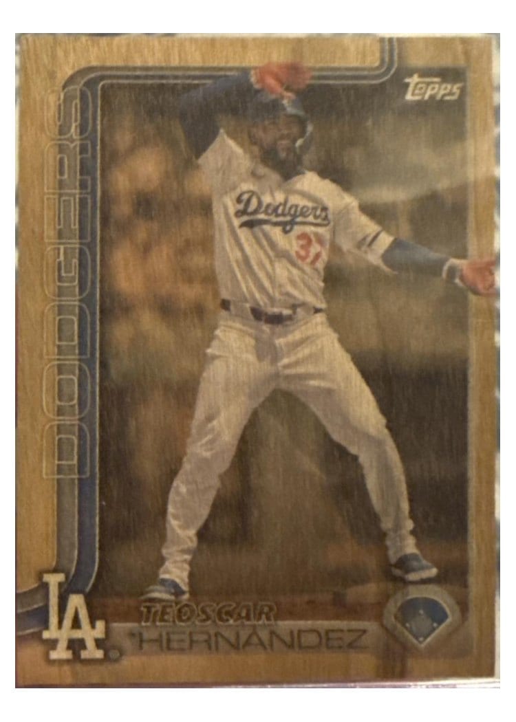 2025 Topps Base Set Teoscar Hernández Wood #176 card