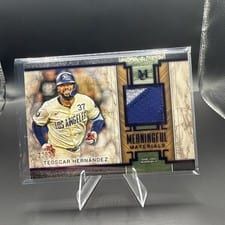 2025 Topps Museum Collection Meaningful Material Relics Teoscar Hernández #MMR-TH card