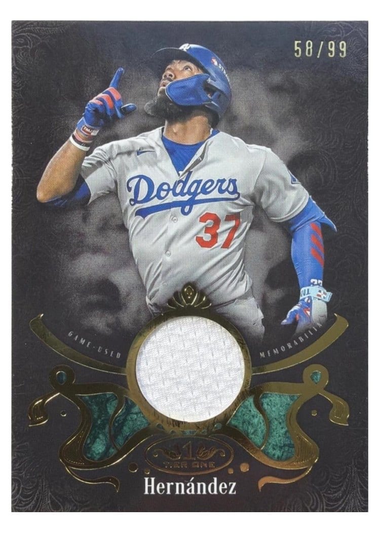 2026 Topps Tier One Shadow Relics Teoscar Hernández #SR-TH card