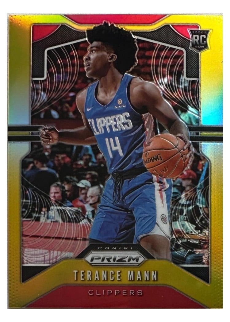 2019-20 Panini Prizm Base Set Terance Mann #296 card