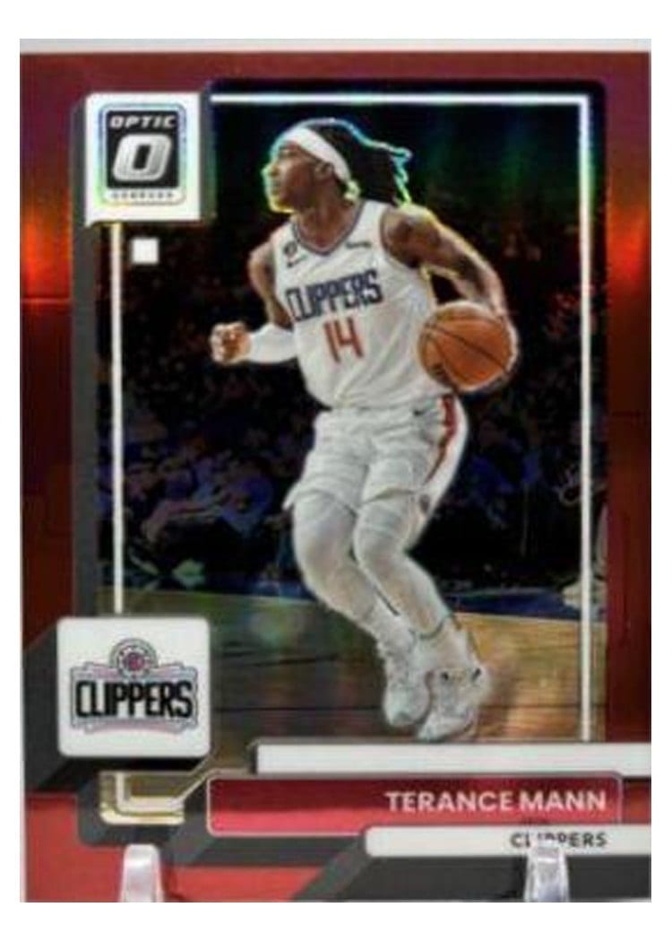 2022-23 Donruss Optic Base Set Terance Mann Red #120 card