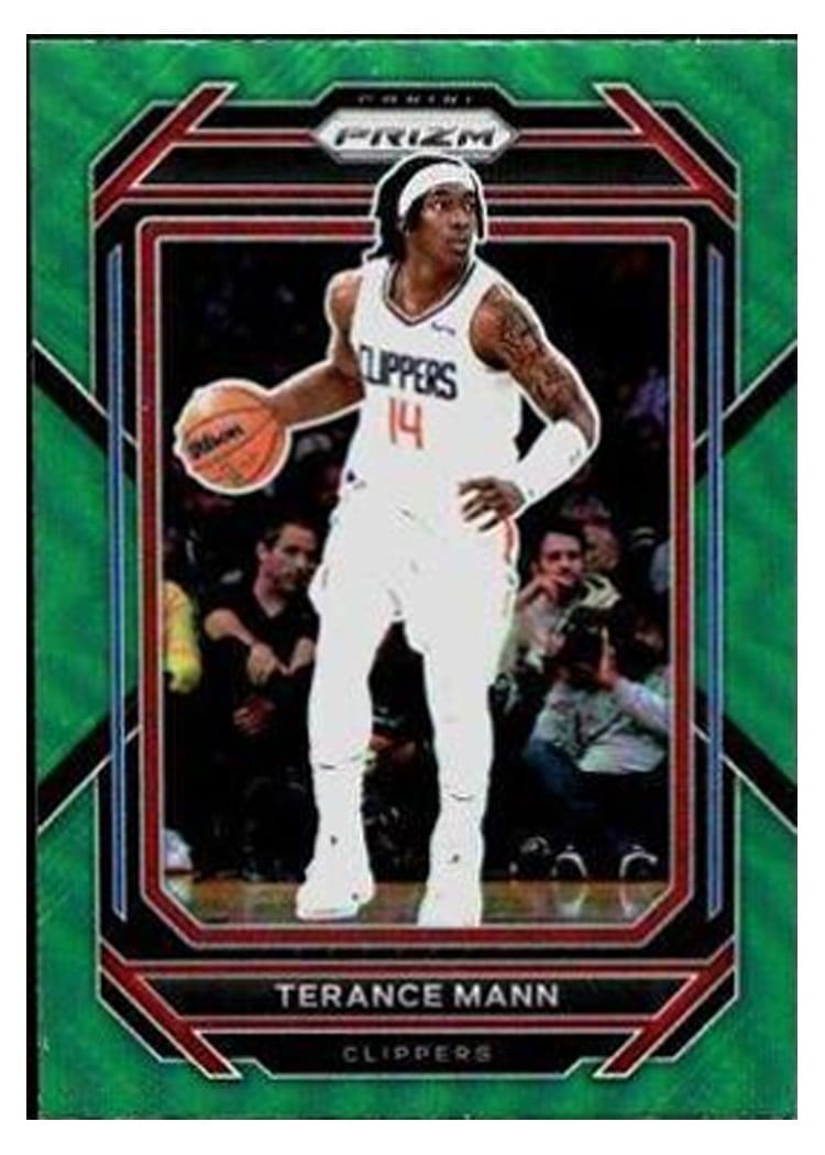 2022-23 Panini Prizm Base Set Terance Mann #137 card