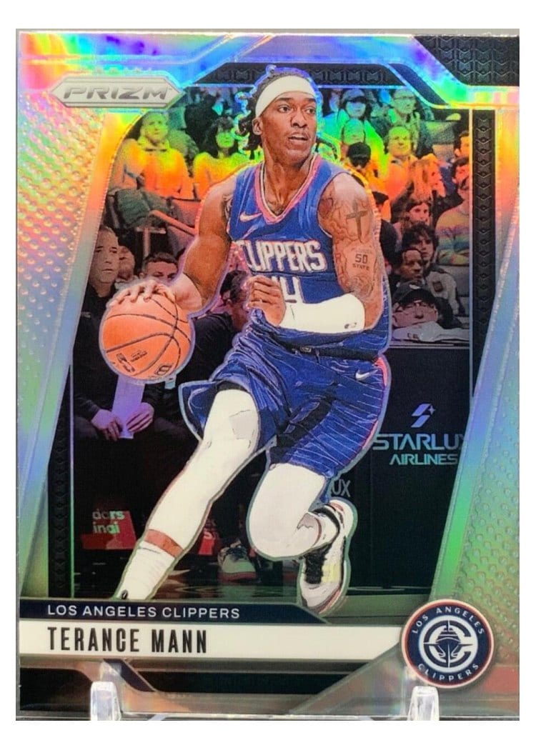 2024-25 Panini Prizm Base Set Terance Mann Silver #69 card