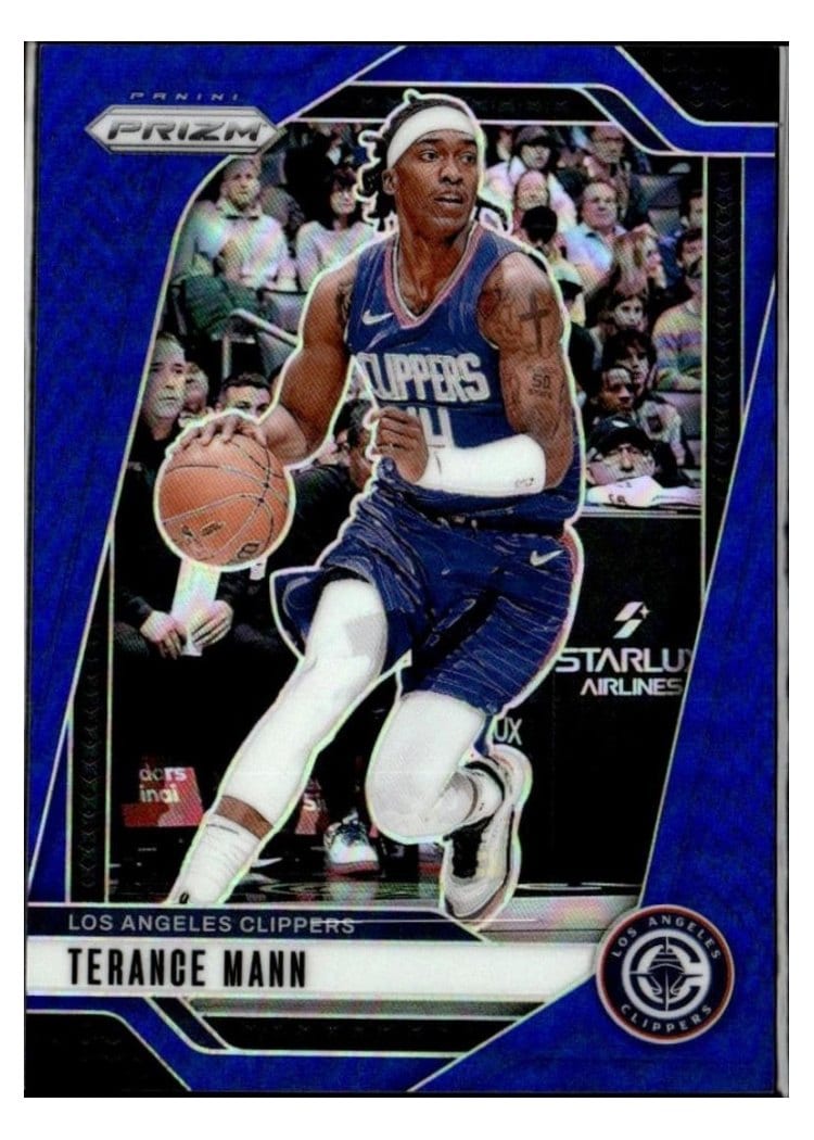 2024-25 Panini Prizm Base Set Terance Mann Blue #69 card