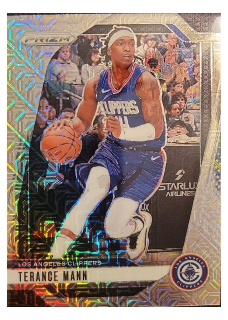 2024-25 Panini Prizm Base Set Terance Mann #69 card