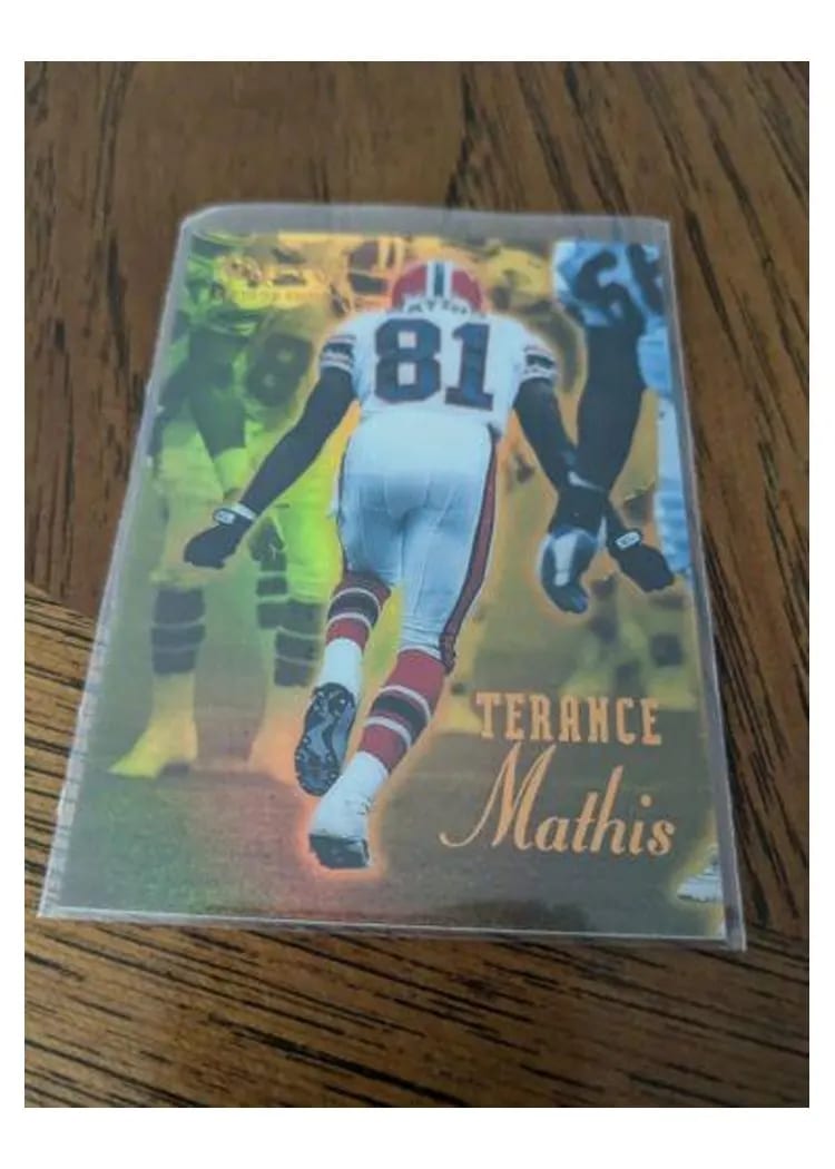1995 Panini Select Certified Terance Mathis #34 card