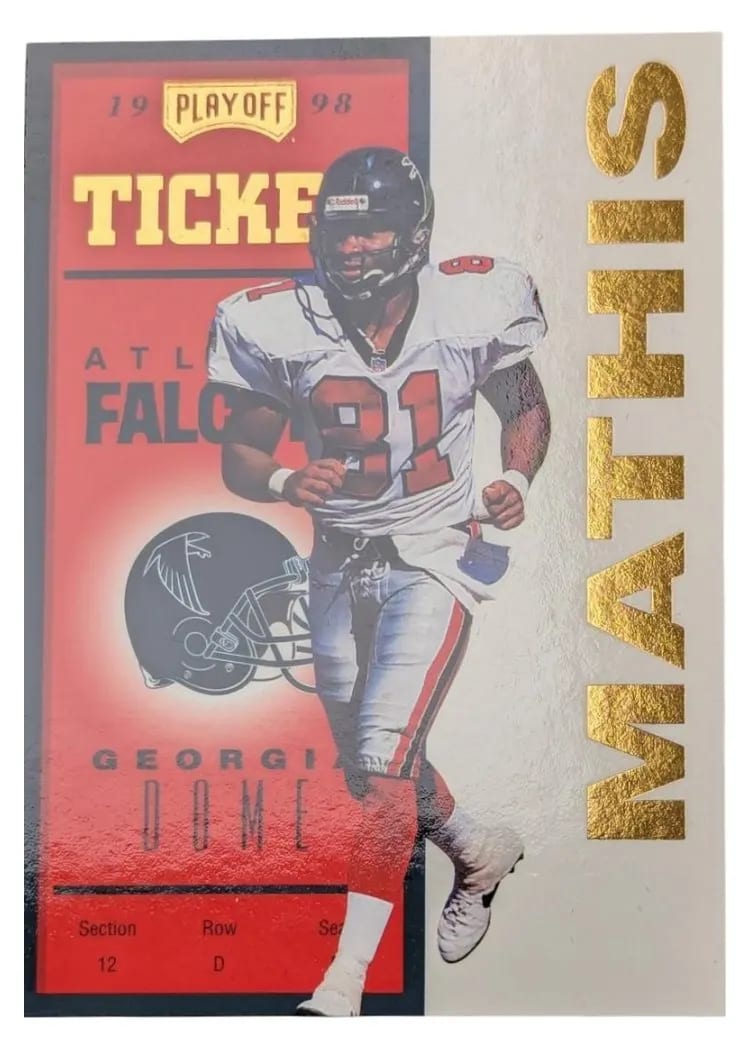 1998 Playoff Contenders Ticket Terance Mathis #4 card