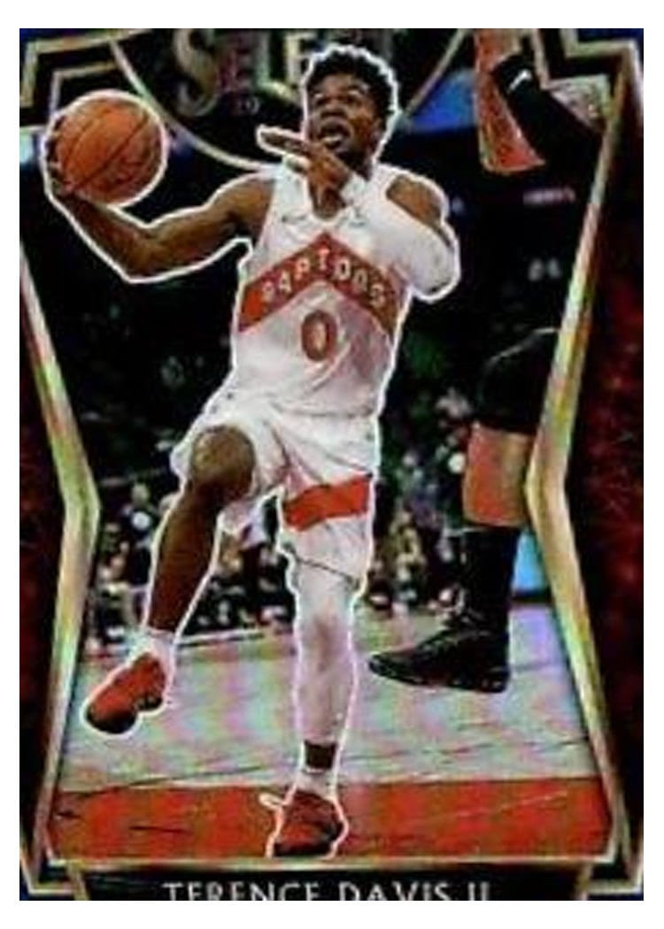 2020-21 Panini Select Base Set Terence Davis II #125 card