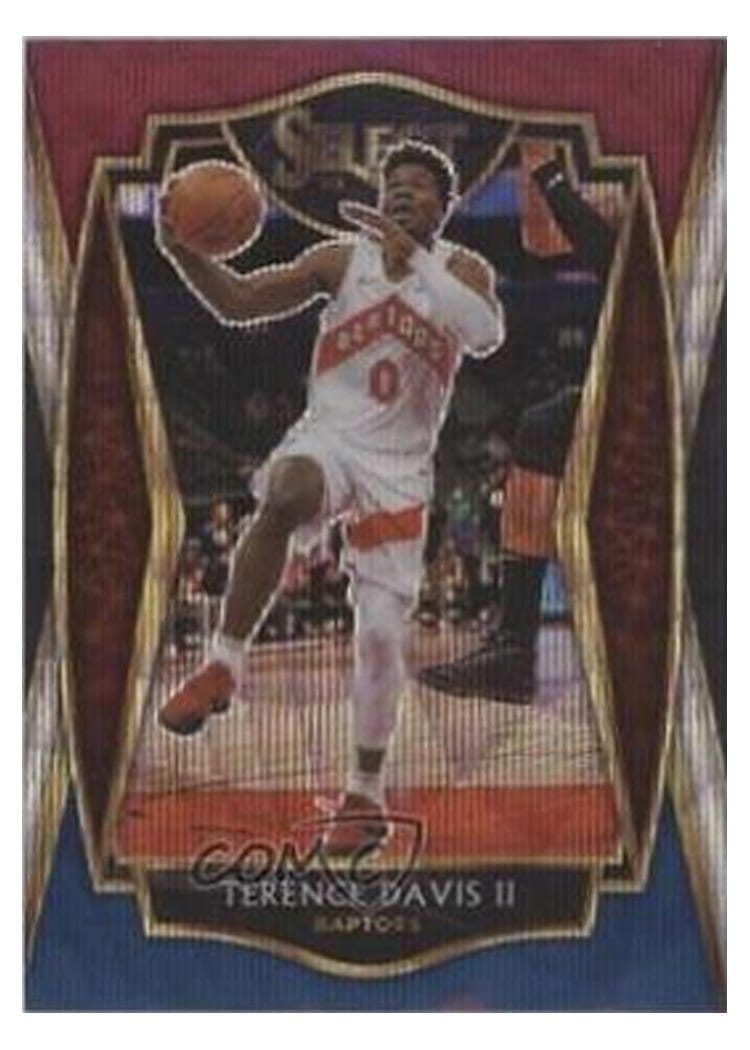 2020-21 Panini Select Base Set Terence Davis II Tri Color Prizm #125 card