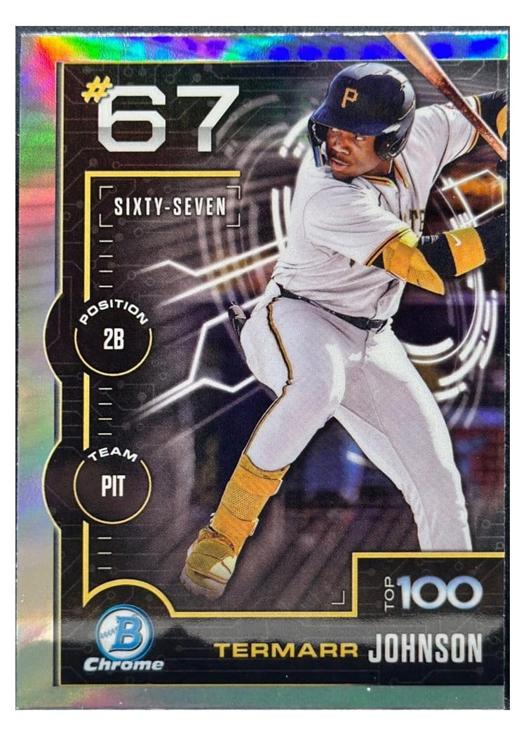 2025 Bowman Bowman Scouts Top 100 Termarr Johnson #BTP-67 card