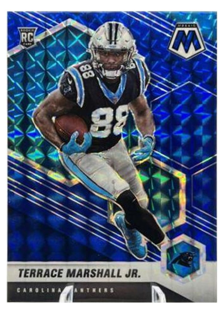 2021 Panini Mosaic Base Set Terrace Marshall Jr. Blue Mosaic #318 card