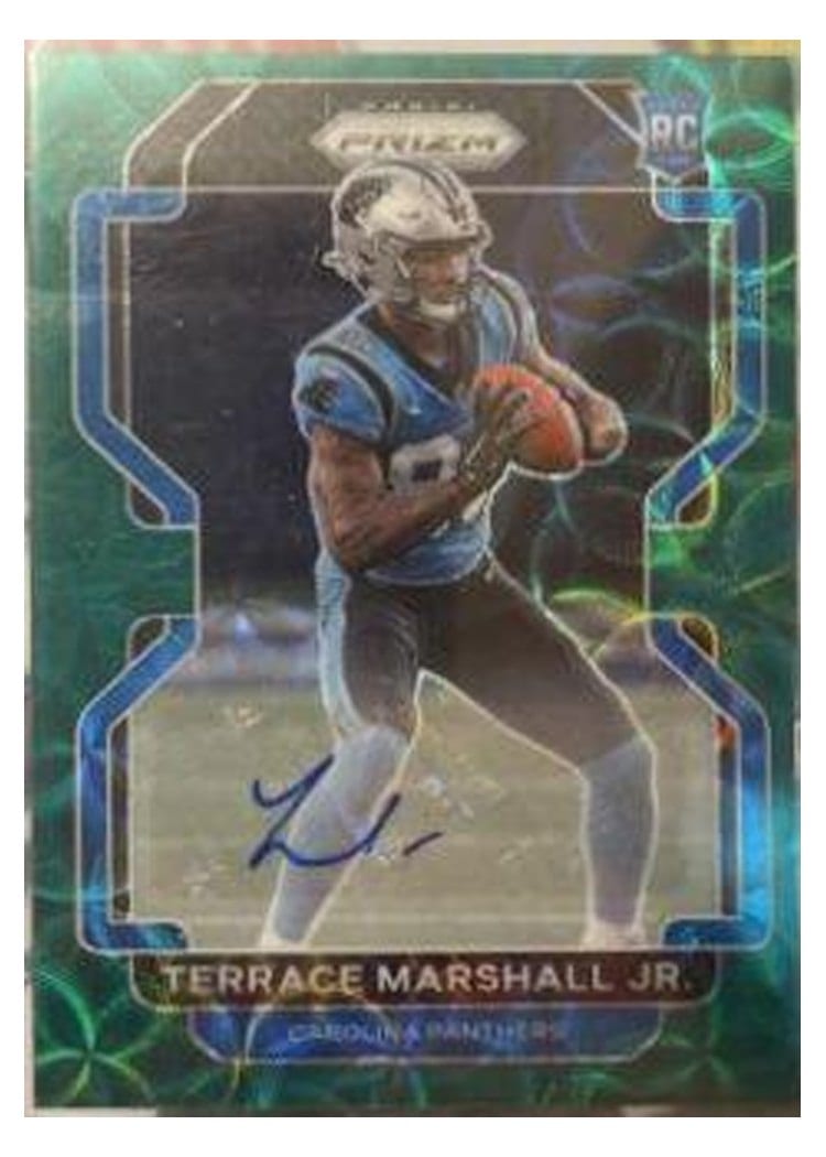 2021 Panini Prizm Base Set Terrace Marshall Jr. #348 card