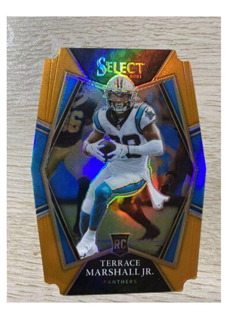 2021 Panini Select Base Set Terrace Marshall Jr Orange Die Cut #162 card