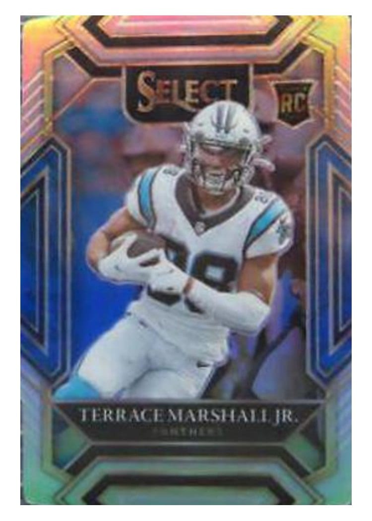 2021 Panini Select Base Set Terrace Marshall Jr Silver Die Cut #262 card
