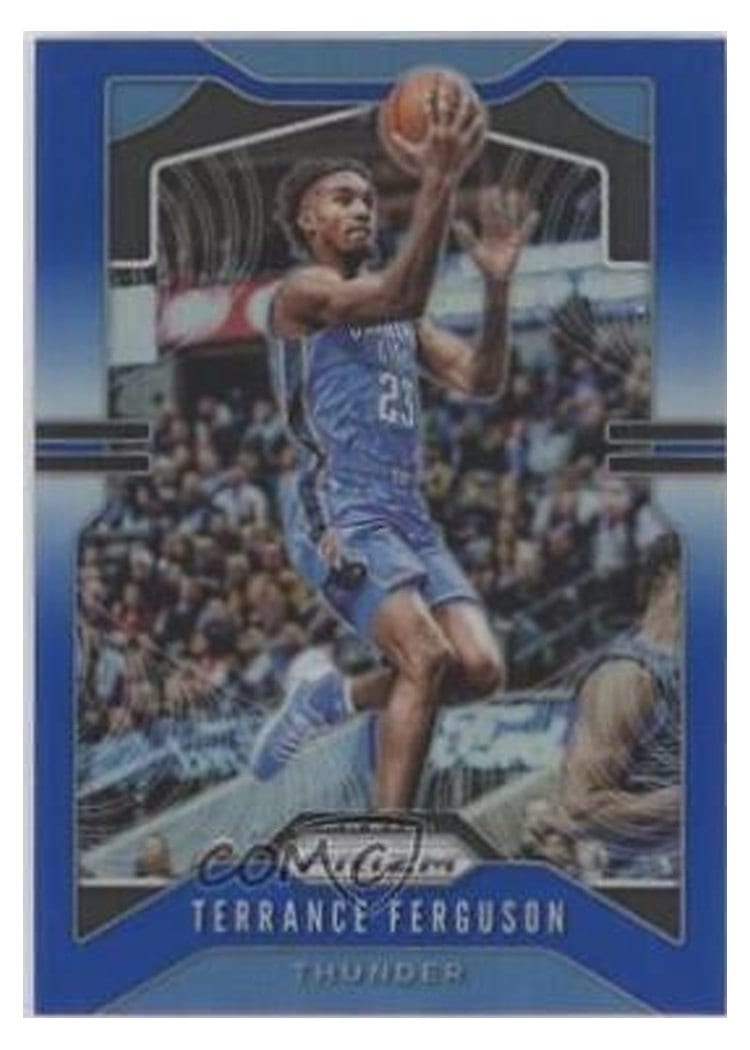 2019-20 Panini Prizm Base Set Terrance Ferguson Blue Prizm #188 card
